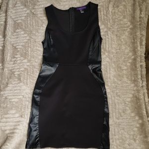 Black Hourglass Fitted Dress